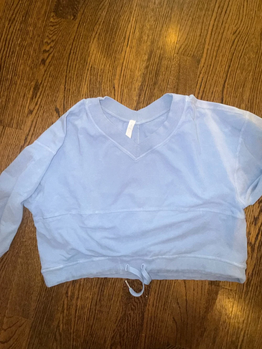 Lululemon Scuba Oversized Funnel Neck Half-Zip Hoodie | Powder Blue | XS/S